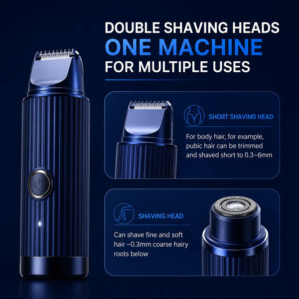 DualShave Pro™ | Double Head Electric Shaver