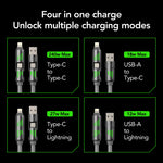 mFish 240W Ultra-Fast 4-in-1 Universal Charging Cable